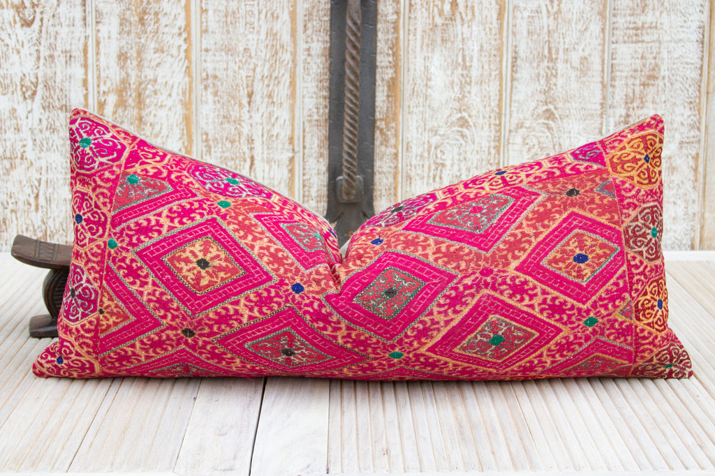 Antique Uma Sindh Silk Pillow