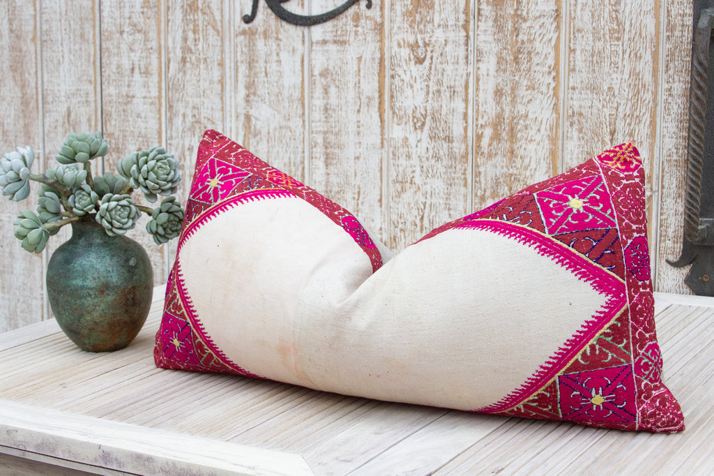 Antique Rajeshri Sindh Silk Pillow (Trade)