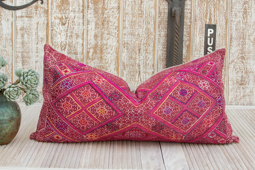 Antique Barirah Sindh Silk Pillow