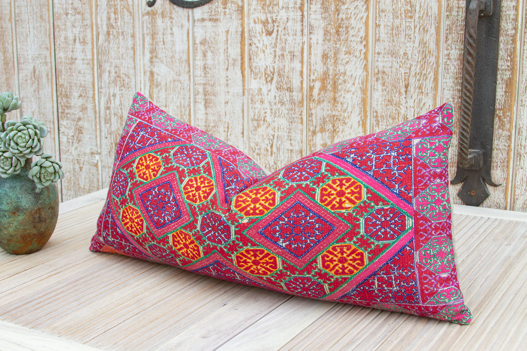 Antique Ekaja Sindh Silk Pillow (Trade)
