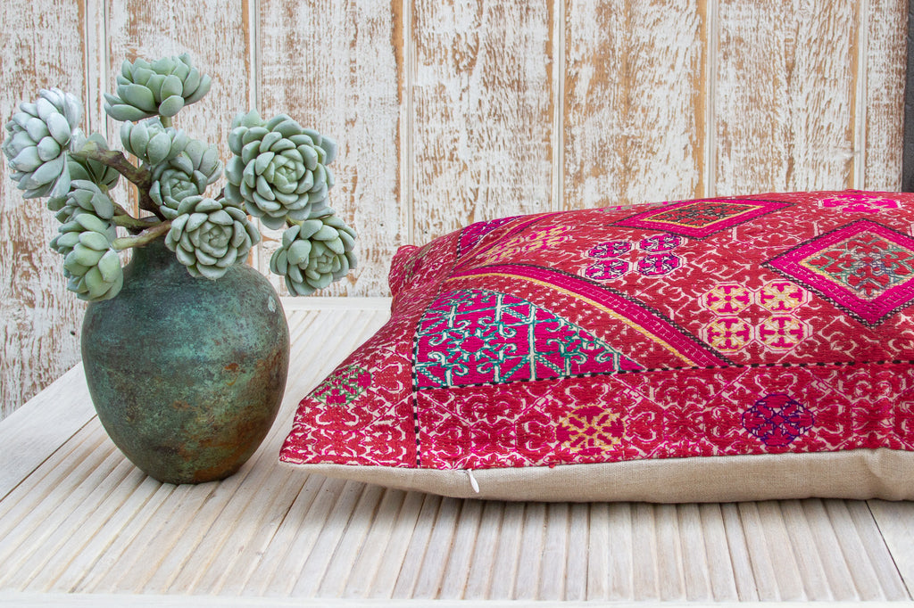 Antique Iksha Sindh Silk Pillow (Trade)