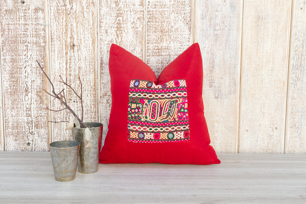Kausa Indian Silk Decorative Pillow Cover