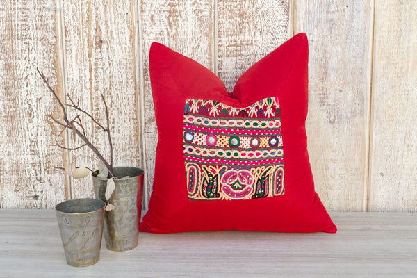 Hetvi Indian Silk Decorative Pillow Cover