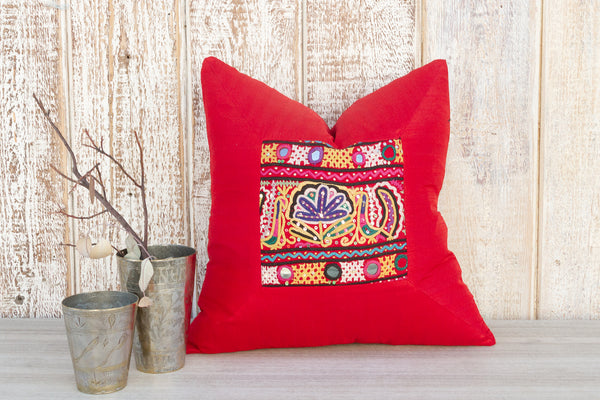 Kaira Indian Silk Decorative Pillow Cover