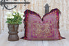 Ekani Thar Silk Embroidered Antique Pillow (Trade)