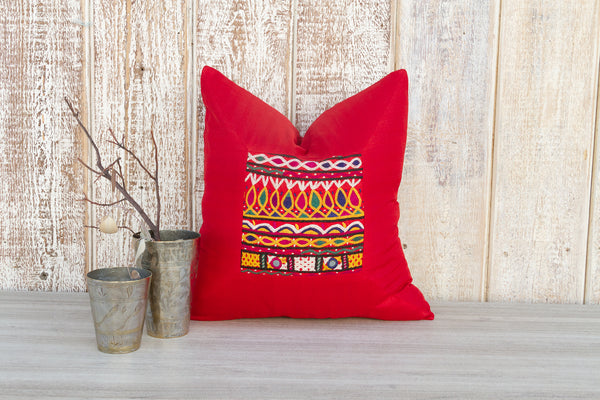 Dhanvi Indian Silk Decorative Pillow Cover