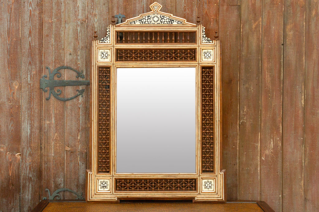 Inlaid Carved Mirror