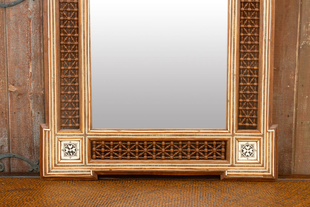 Inlaid Carved Mirror