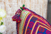 Myra Thar Silk Embroidered Antique Pillow (Trade)