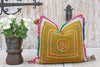 Pari Thar Silk Embroidered Antique Pillow (Trade)