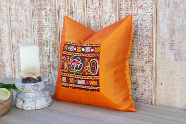 Jeni Indian Silk Decorative Pillow Cover
