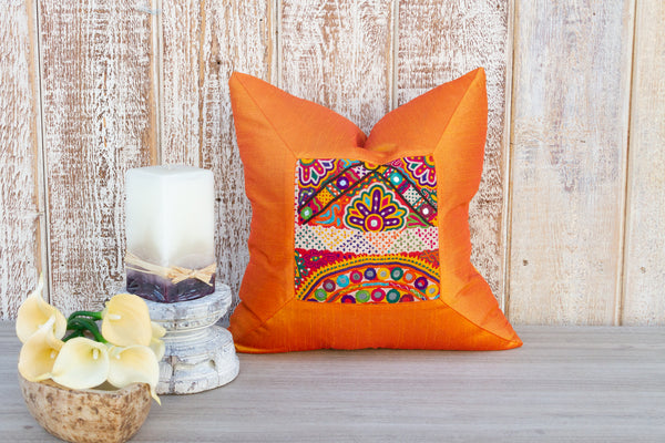 Hiral Indian Silk Decorative Pillow Cover