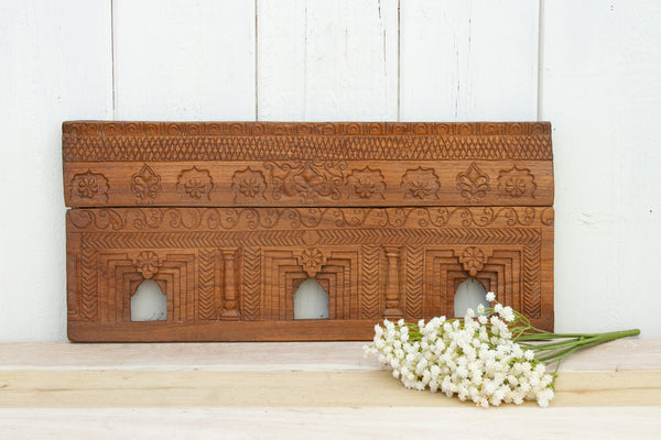 Large Finely Carved Antique Niche