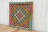 Antique Multicolor Painted Chinese Window