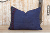 Lwin Antique Indigo Grain Sack Pillow