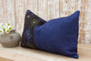 Sandar Antique Indigo Grain Sack Pillow (Trade)