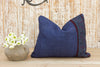 Mirai Antique Indigo Grain Sack Pillow (Trade)