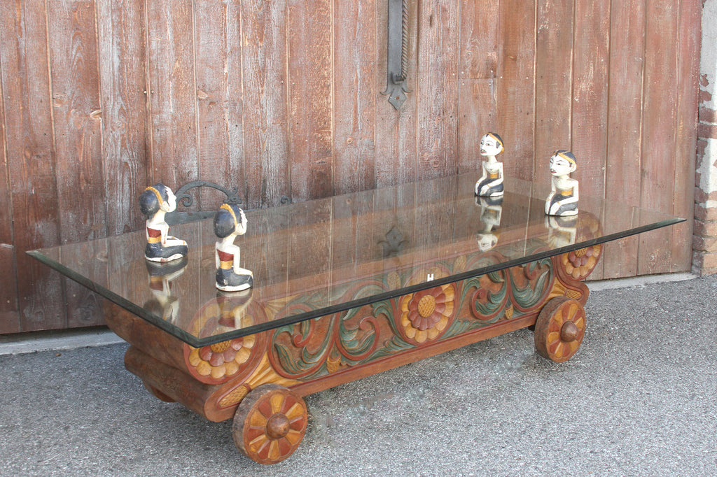 Balinese Carved Diety Table