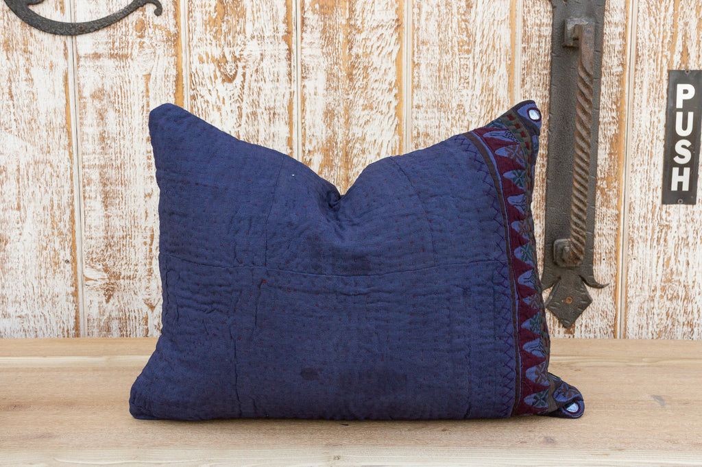 Gawa Antique Indigo Grain Sack Pillow (Trade)
