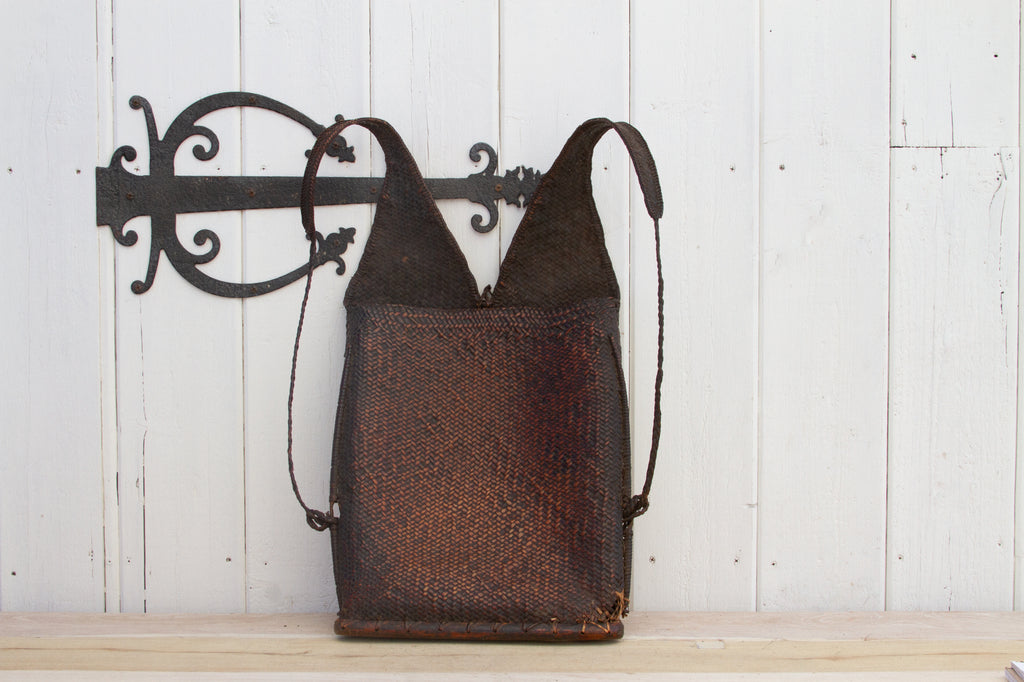 Dark Brown Antique Naga Backpack