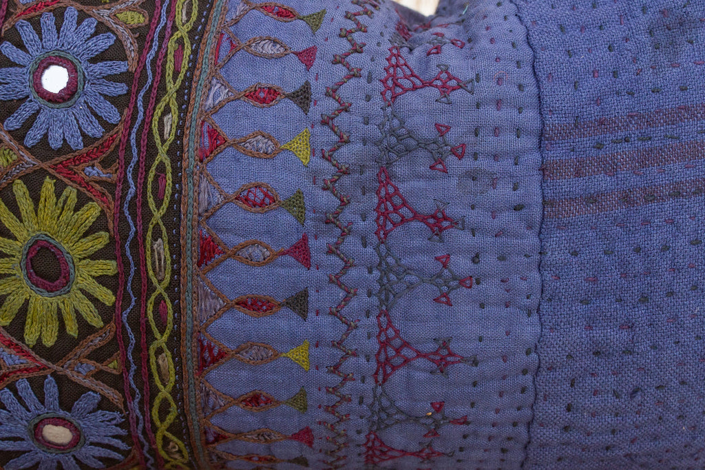 Nandar Antique Indigo Grain Sack Pillow (Trade)