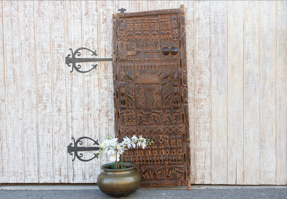 Large Original Carved African Door