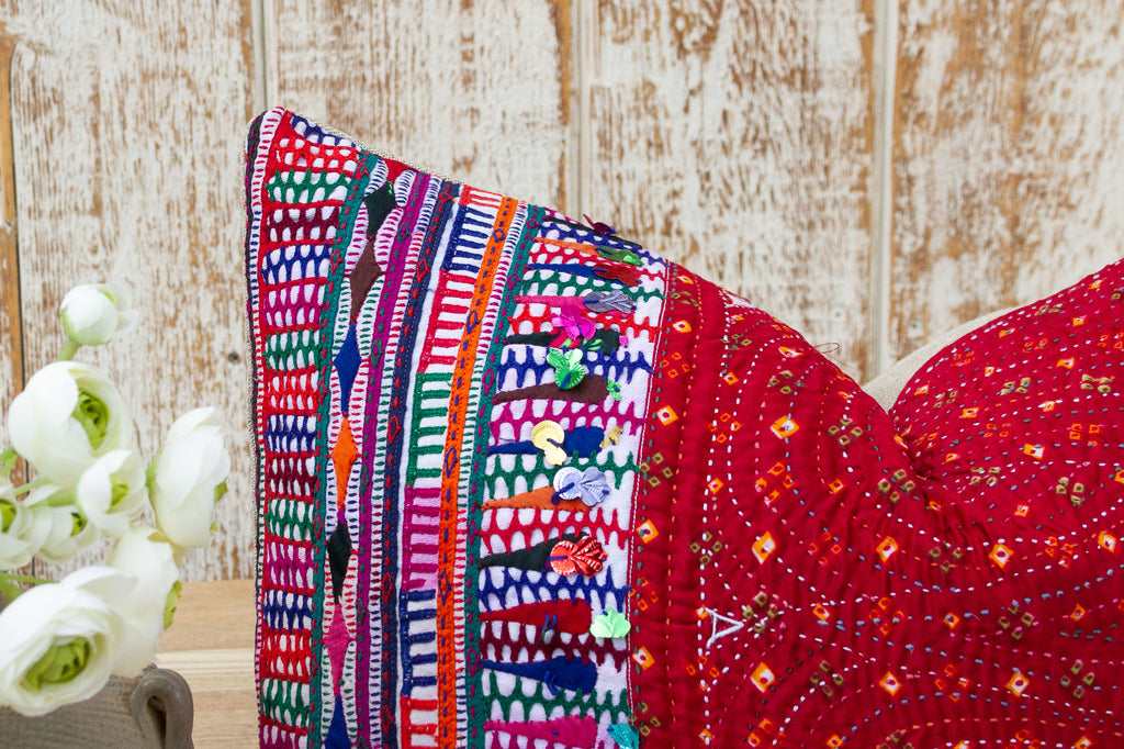 Suta Antique Tribal Grain Sack Pillow (Trade)