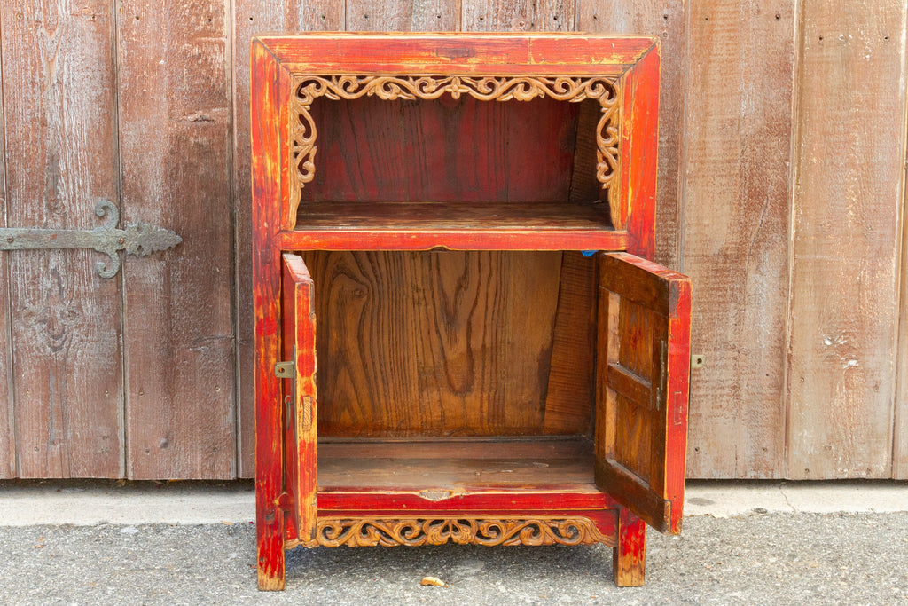 Petite 19th Century Altar Scroll Cabinet (Trade)
