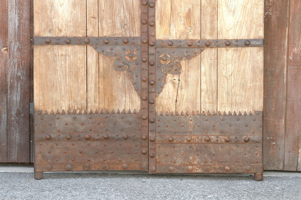 Grand Early 19th Century Asian Rustic Chateau Doors (Trade)
