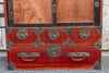 Antique Iron Bound Japanese Tansu Cabinet
