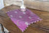 Purple Block Print Silk Place Mats (Trade)