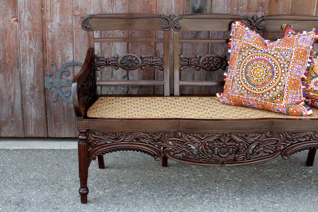 Indo Porteguese Colonial Settee