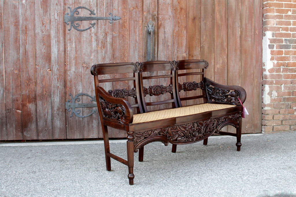 Indo Porteguese Colonial Settee