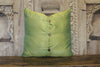Small Mandala Green Heritage Silk Pillow (Trade)