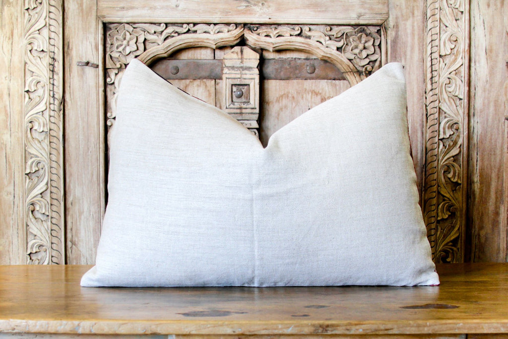 Gunmeet Bengal Kantha Lumbar Pillow (Trade)