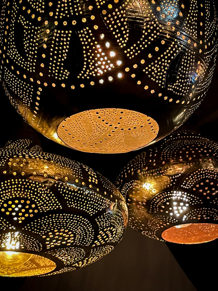 Moorish Sphere Pendant Lantern